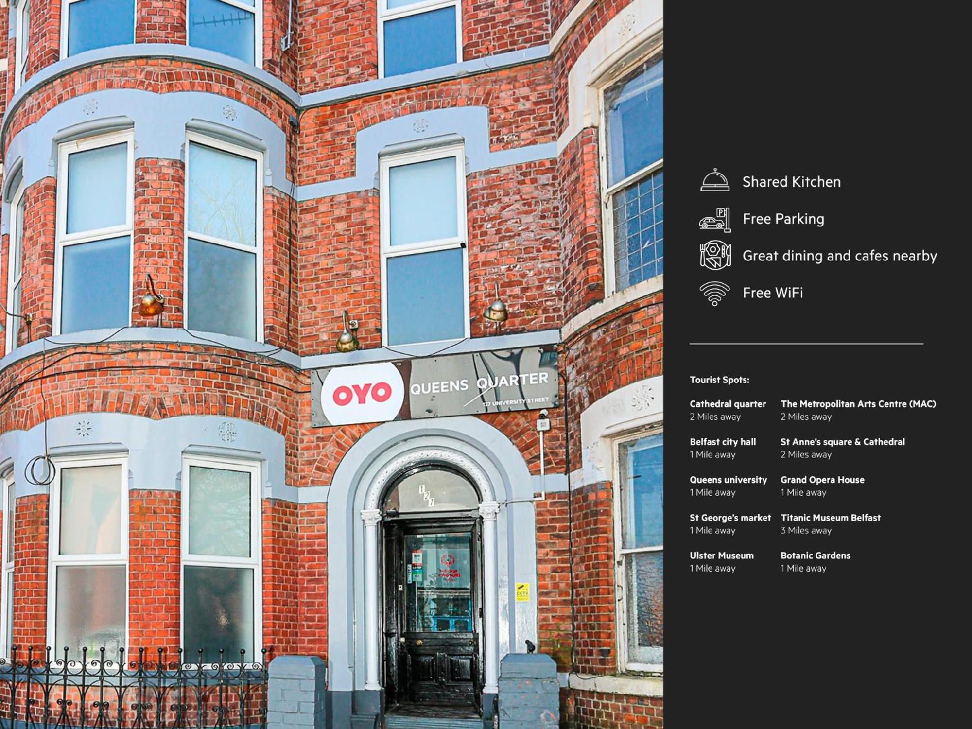 Oyo Queens Quarter Belfast Dış mekan fotoğraf
